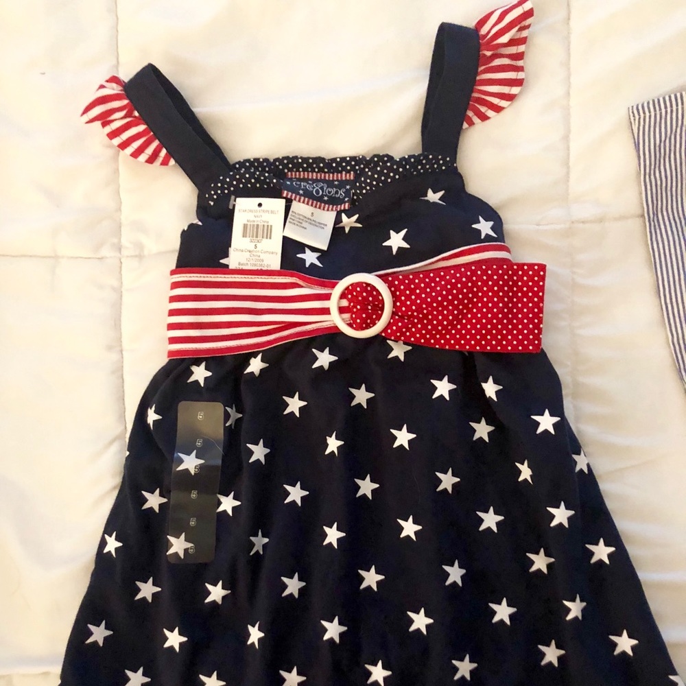Patriotic Fourth of July Summer Dress